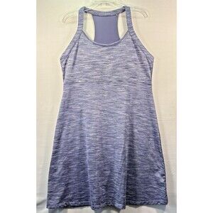 MPG Athletic Dress Purple/Gray Stretch Bra Pockets Pickleball Golf Outdoors XL